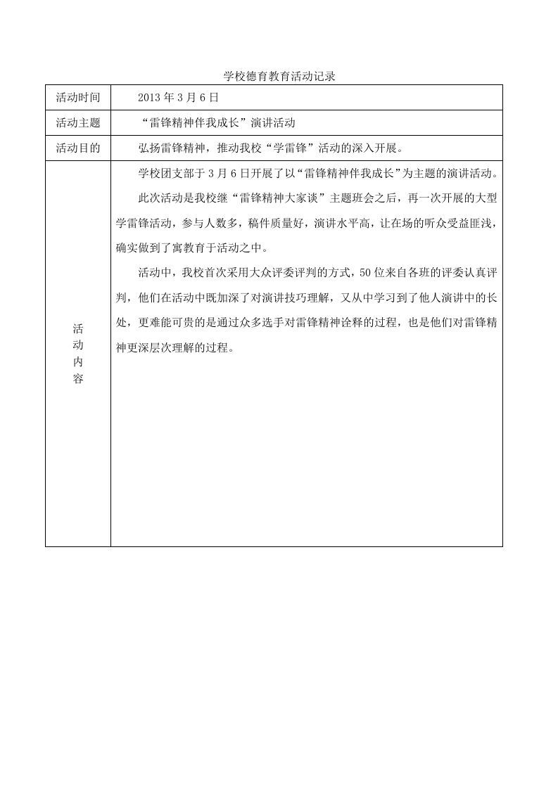 班级-团队主题教育活动记录-魅影教务资源库