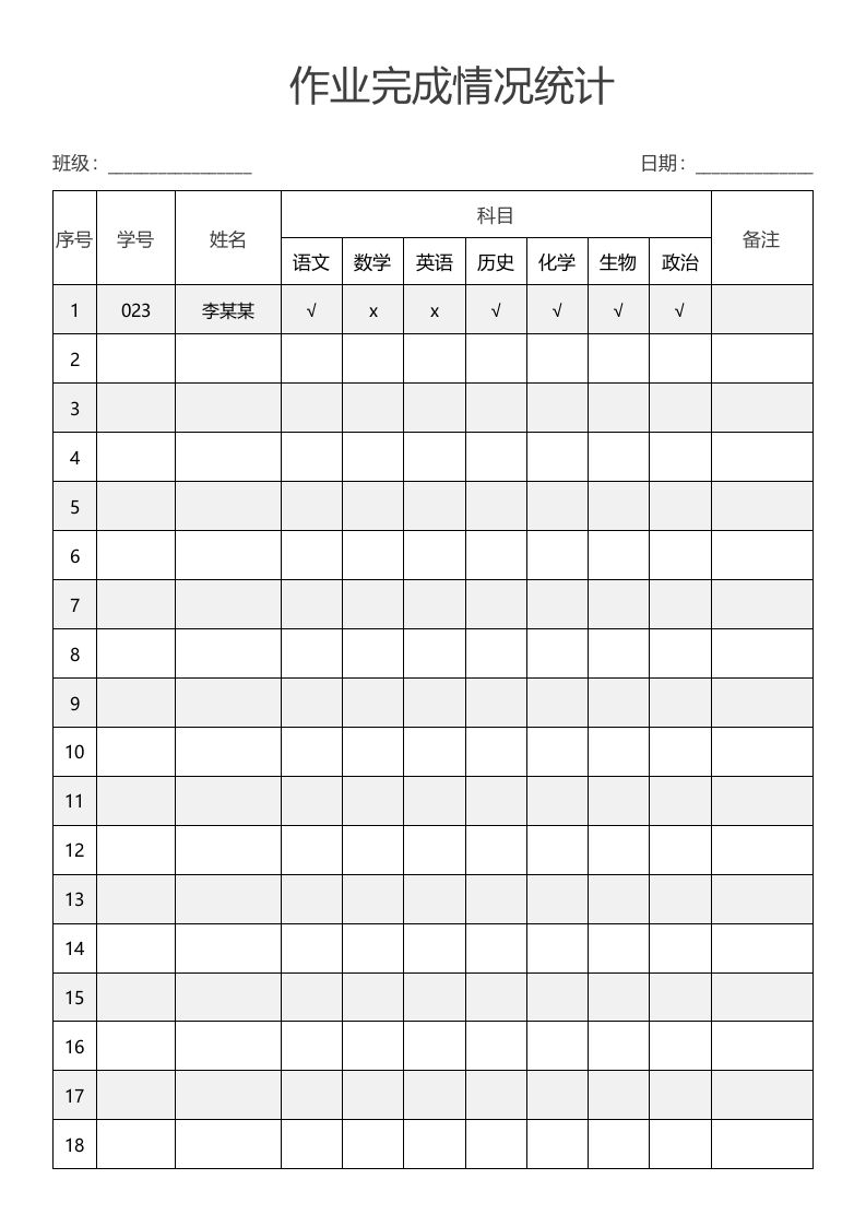 作业完成情况统计-魅影教务资源库